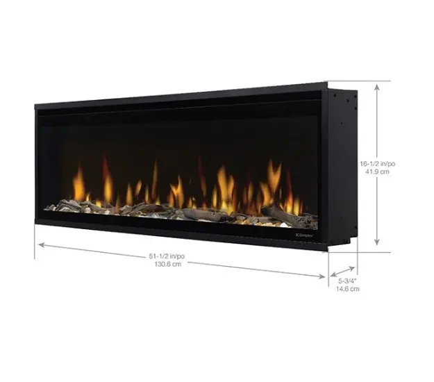 Dimplex Electric Fireplaces : Dimplex Ignite Evolve 50-inch ...