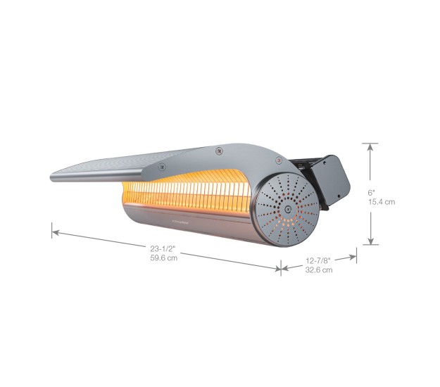 Dimplex Indoor/Outdoor 240V Electric Infrared Heater(DSH20W)