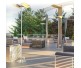 Dimplex Indoor/Outdoor Electric Infrared Heater Permanent Location Floor Stand