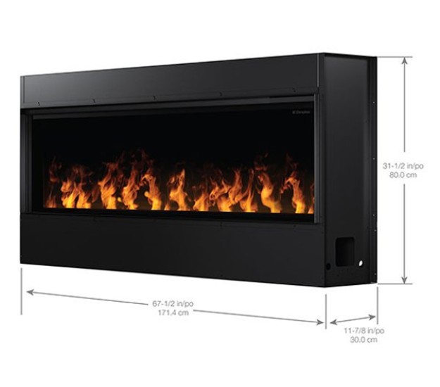 Dimplex Opti-Myst 66-inch Linear Built-In Electric Fireplace (OLF66-AM) Dimplex Opti-Myst 66-inch Linear Built-In Electric Fireplace (OLF66-AM)