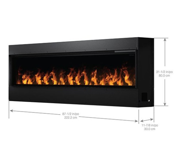 Dimplex Opti-Myst 86-inch Linear Built-In Electric Fireplace Dimplex Opti-Myst 86-inch Linear Built-In Electric Fireplace (OLF86-AM)