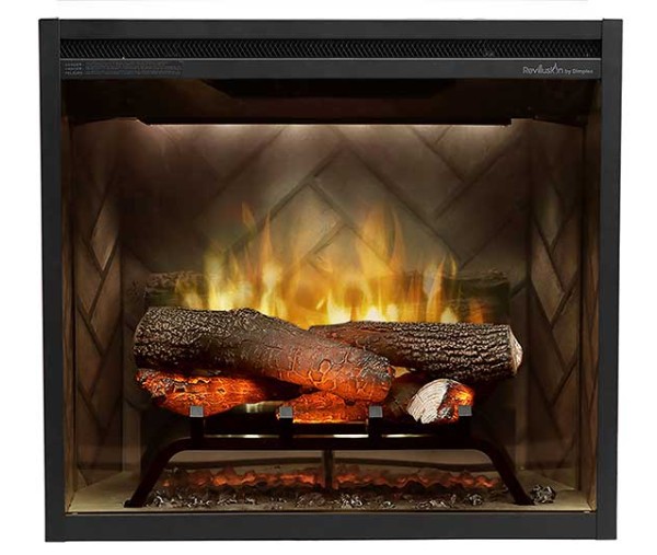 Dimplex Revillusion 24-inch Built-in Firebox, Herringbone