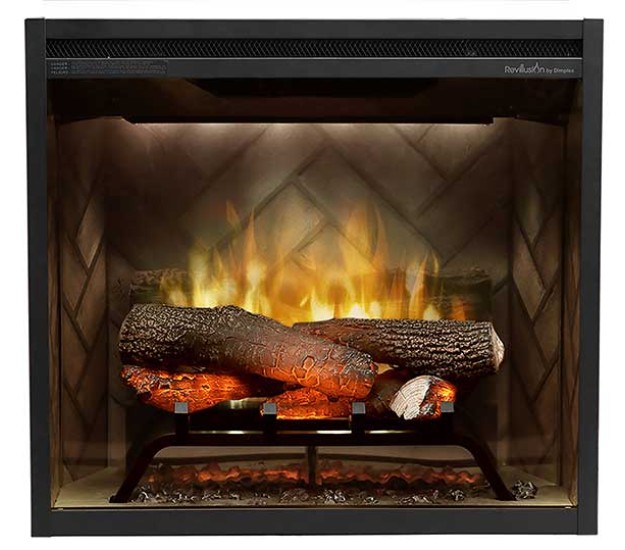 Dimplex Revillusion 24-inch Built-in Firebox, Herringbone(RBF24DLX)