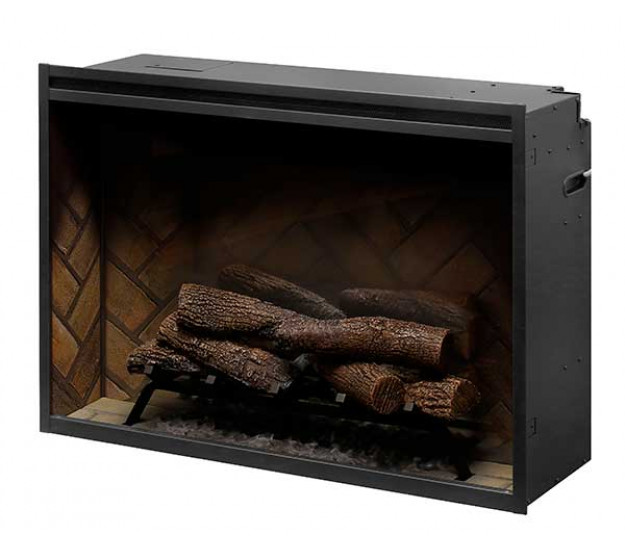 Dimplex Revillusion 36-inch Built-in Firebox(RBF36) Dimplex Revillusion 36-inch Built-in Firebox with Glass Pane and Plug Kit (RBF36G)