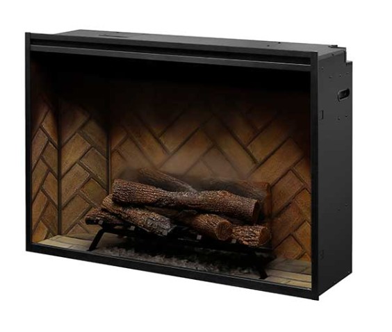 Dimplex Revillusion 42-inch Built-in Firebox with Glass Pane and Plug Kit (RBF42-FG)