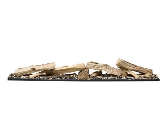 Dimplex 74-inch Split Log Faux Wood Moulded Logset Accessory