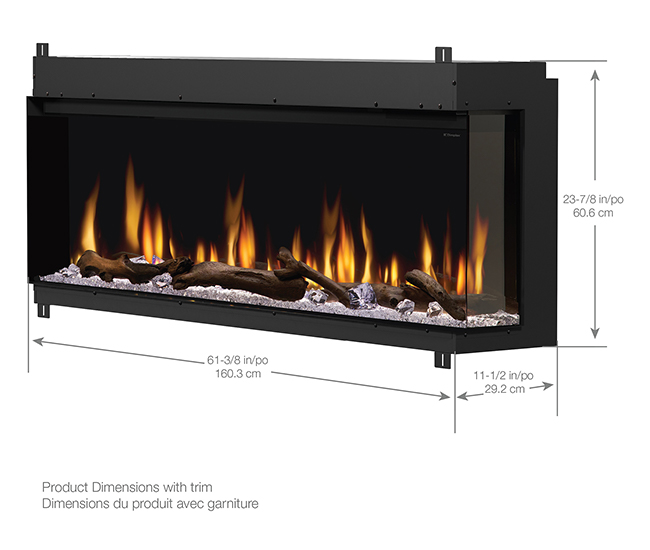 Dimplex IgniteXL Bold Built-In 60-inch Linear Electric Fireplace Dimplex IgniteXL Bold Built-In 60-inch Linear Electric Fireplace