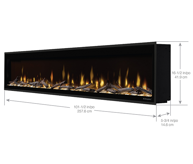 Dimplex Ignite Evolve 100-inch Linear Electric Fireplace Dimplex Ignite Evolve 100-inch Linear Electric Fireplace