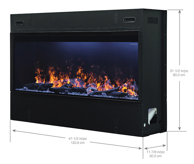 Dimplex Opti-Myst 46-inch Linear Built-In Electric Fireplace Dimplex Opti-Myst 46-inch Linear Built-In Electric Fireplace