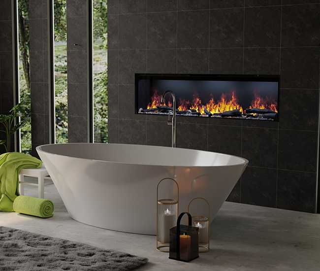 Dimplex Opti-Myst 66-inch Linear Built-In Electric Fireplace Dimplex Opti-Myst 66-inch Linear Built-In Electric Fireplace