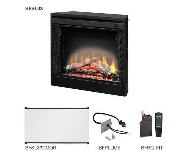 Dimplex Slimline 33-inch Built-In Electric Firebox Dimplex Slimline 33-inch Built-In Electric Firebox