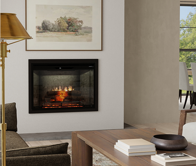 Dimplex Revillusion 36-inch Neutral Brick Built-In Firebox, Portrait