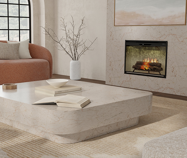 Dimplex Revillusion 30-inch Weathered Concrete Built-In Firebox