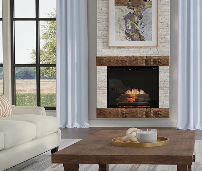 Dimplex Revillusion 30-inch Black Built-In Firebox