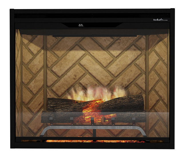 Dimplex Revillusion 30-inch Herringbone Built-In Firebox Dimplex Revillusion 30-inch Herringbone Built-In Firebox