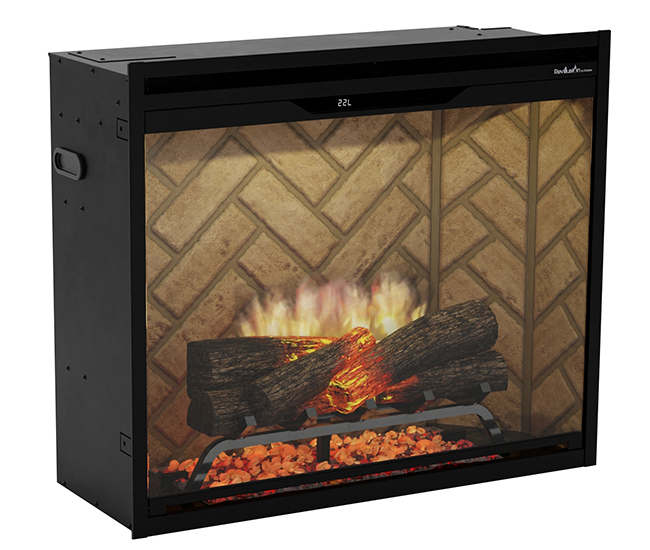Dimplex Revillusion 30-inch Herringbone Built-In Firebox Dimplex Revillusion 30-inch Herringbone Built-In Firebox