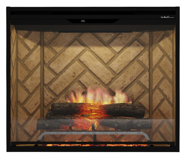 Dimplex Revillusion 36-inch Herringone Built-In Firebox, Portrait Dimplex Revillusion 36-inch Herringone Built-In Firebox, Portrait