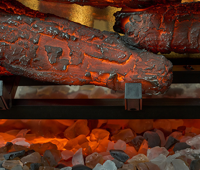 Dimplex Revillusion 42-inch Herringbone Built-In Firebox