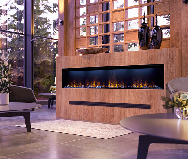 Dimplex Opti-Myst 86-inch Linear Built-In Electric Fireplace Dimplex Opti-Myst 86-inch Linear Built-In Electric Fireplace