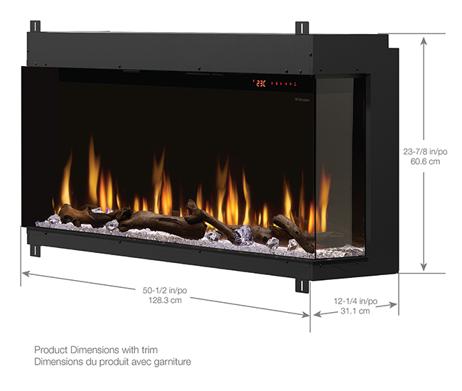 Dimplex IgniteXL Bold Built-In 50-inch Linear Electric Fireplace