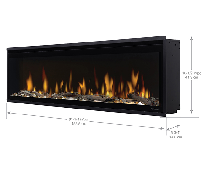 Dimplex Ignite Evolve 60-inch Linear Electric Fireplace