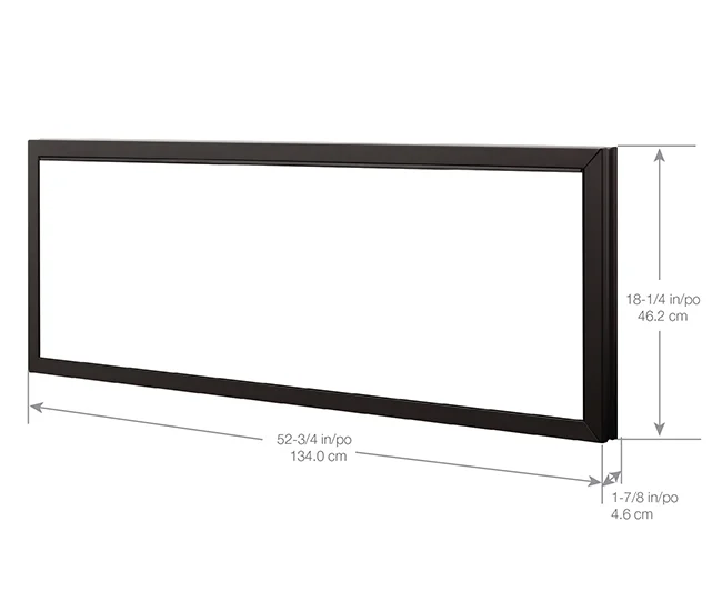 Dimplex 50" Black Metal Trim Kit - Thumbnail 5