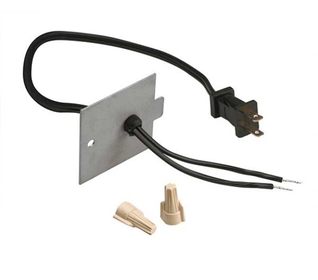 Dimplex 120V Power Supply Cord Accessory Kit for Built-In Fireboxes(BFPLUGE)