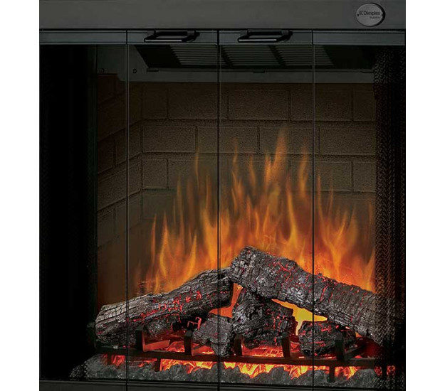 Dimplex Swing Glass Door for 39-inch Deluxe and Standard Built-In Firebox (BFSDOOR39BLK)
