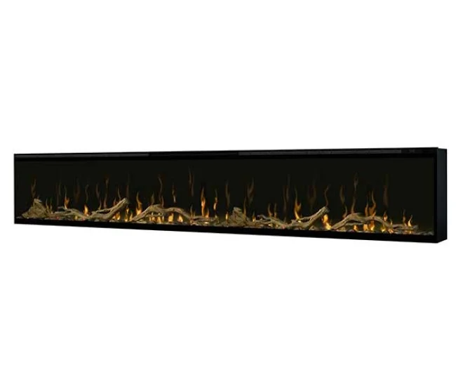 Dimplex 50.375-in W Black Fan-forced Flat Wall Electric Fireplace With Remote Control Included BLF5051 At - View #2