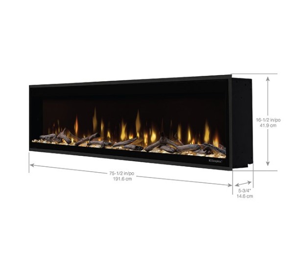 Dimplex Ignite Evolve 74-inch Linear Electric Fireplace (EVO74) Dimplex Ignite Evolve 74-inch Linear Electric Fireplace (EVO74)