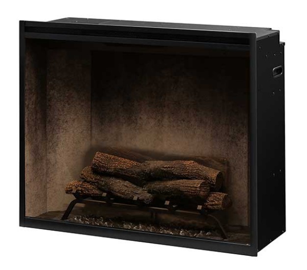 Dimplex Revillusion 36-inch Portrait Built-in Firebox, Weathered Concrete(RBF36PWC)
