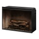 Dimplex Revillusion 36-inch Built-in Firebox with Glass Pane and Plug Kit, Weathered Concrete (RBF36WCG)