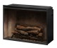 Dimplex Revillusion 36-inch Built-In Firebox with Glass Pane and Plug Kit, Weathered Concrete (RBF36WC-FG)