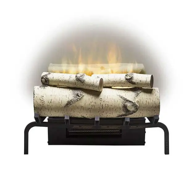 Dimplex Revillusion 25-inch Plug-In Log Set With Birch Logs