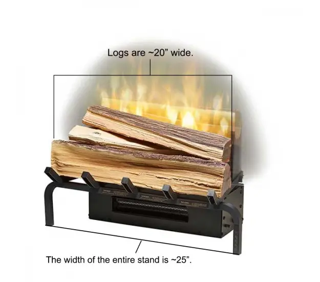 Dimplex Revillusion 25-inch Plug-In Log Set With Fresh Cut ...