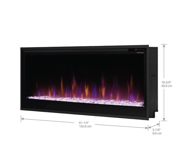 Dimplex Multi-Fire Slim 60" Linear Electric Fireplace(PLF6014-XS)