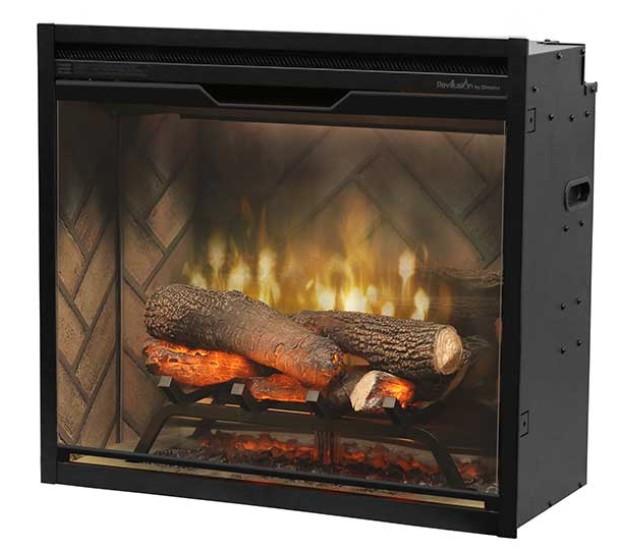 Dimplex Revillusion 24-inch Built-in Firebox, Herringbone(RBF24DLX)