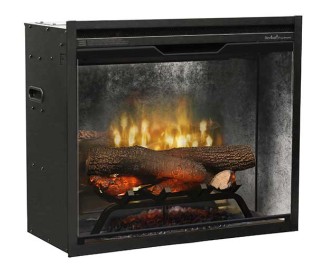 Dimplex Revillusion 24-inch Built-in Firebox, Weathered Concrete