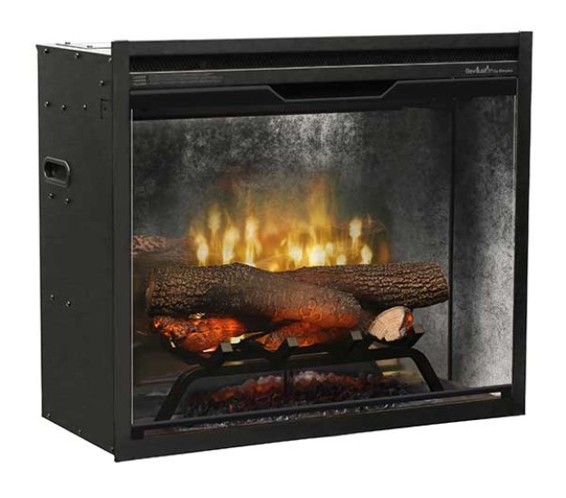 Dimplex Revillusion 24-inch Built-in Firebox, Weathered Concrete(RBF24DLXWC)