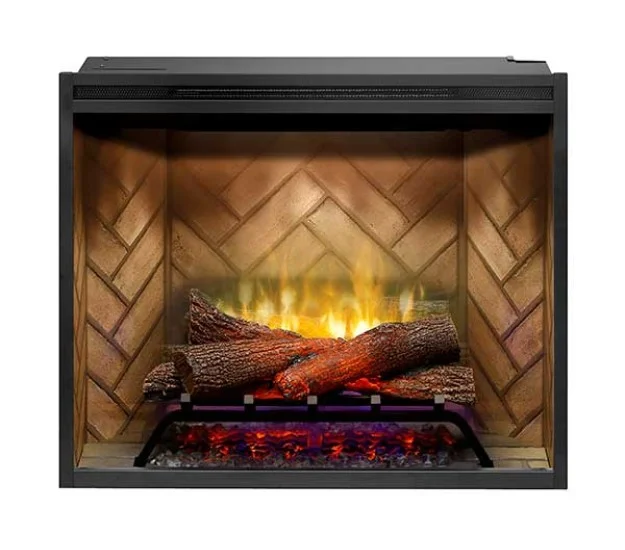 Dimplex Revillusion 30-inch Built-in Firebox with Front Glass ...