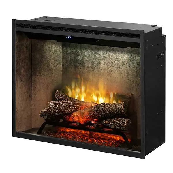 Dimplex Revillusion 30-inch Built-in Firebox with Glass Pane