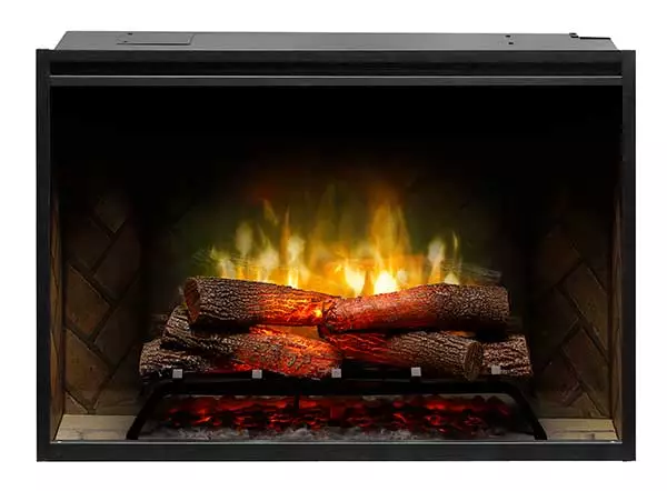 Dimplex Revillusion 36-inch Built-in Firebox with Glass Pane ...