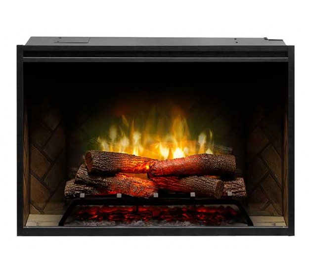 Dimplex Revillusion 36-inch Built-in Firebox(RBF36) Dimplex Revillusion 36-inch Built-in Firebox with Glass Pane and Plug Kit (RBF36G)