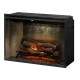 Dimplex Revillusion 36-inch Built-in Firebox with Glass Pane and Plug Kit, Weathered Concrete (RBF36WCG)