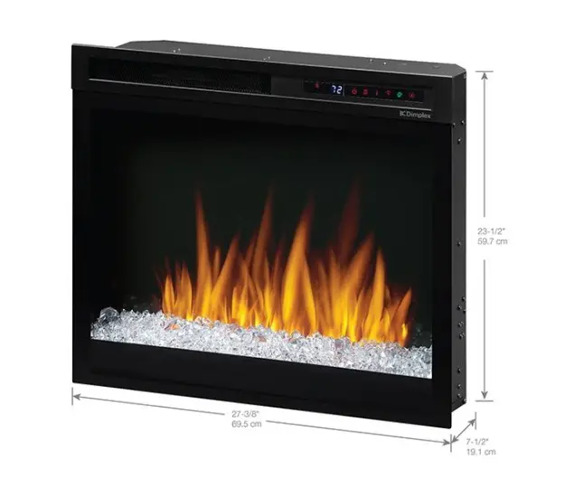 Dimplex Multi-Fire XHD 28-inch Plug-in Electric Firebox with ...