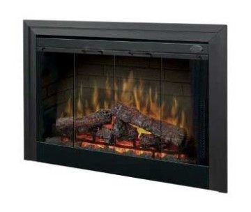 Dimplex Glass Bi-Fold Look Door for 33-inch Deluxe Built-In Firebox