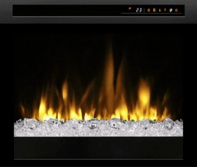 Dimplex Nova 23-inch Plug-in Electric Firebox with Acrylic Ember Media Bed Dimplex Nova 23-inch Plug-in Electric Firebox with Acrylic Ember Media Bed