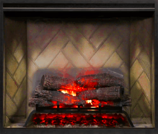 Dimplex Revillusion 24-inch Built-in Firebox, Herringbone